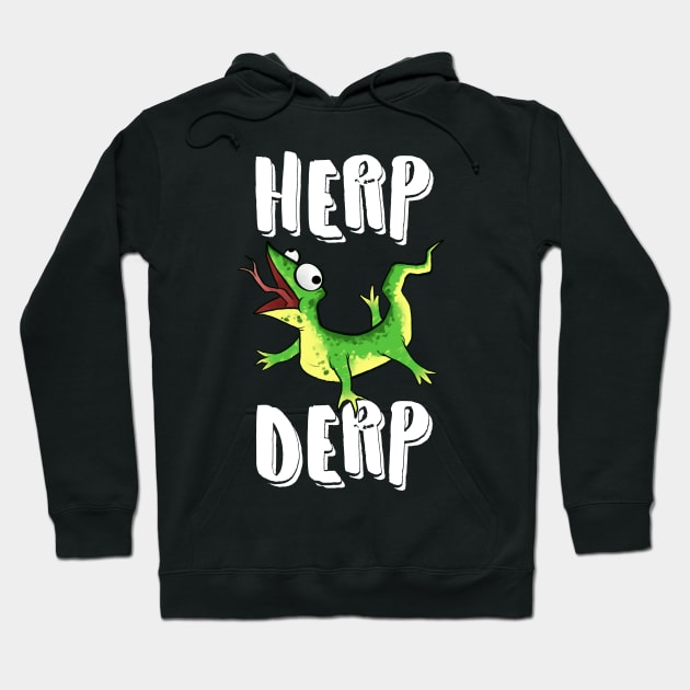 Herp Derp Lizard Hoodie by Eugenex